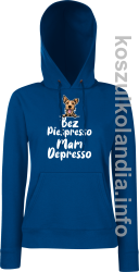 Bez piespresso Mam Depresso niebieska