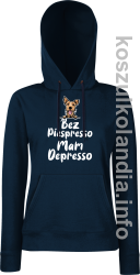 Bez piespresso Mam Depresso granatowa