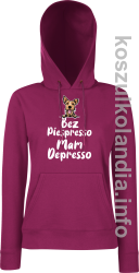 Bez piespresso Mam Depresso burgundowa