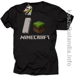 I love minecraft -  koszulka męska - czarna