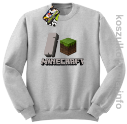 I love minecraft - bluza bez kaptura  - melanż