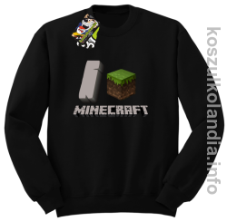 I love minecraft - bluza bez kaptura - czarna