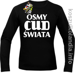 ÓSMY CUD ŚWIATA - Longsleeve męski - czarny