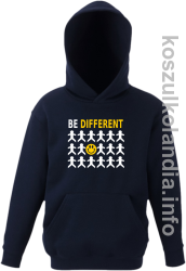 Be Different - bluza z kaptura dziecięca - granatowa