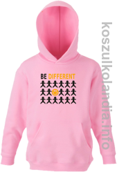 Be Different - bluza z kaptura dziecięca - różowa
