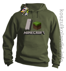 I love minecraft - bluza z kapturem - khaki