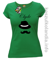 Clyde Retro - koszulka damska - zielona