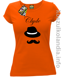 Clyde Retro - koszulka damska - pomarańczowa