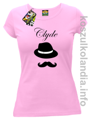 Clyde Retro - koszulka damska - różowa