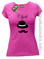 Clyde Retro - koszulka damska - fuksja