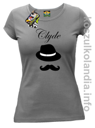 Clyde Retro - koszulka damska - szara