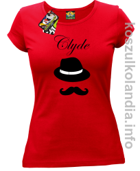 Clyde Retro - koszulka damska - czerwona