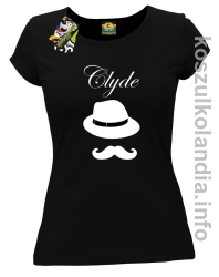 Clyde Retro - koszulka damska - czarna