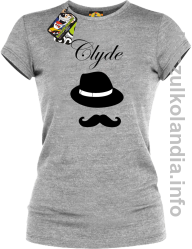Clyde Retro - koszulka damska - melanż