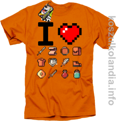 I love old games Treasures  - koszulka męska -3