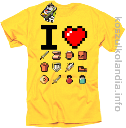 I love old games Treasures  - koszulka męska -6