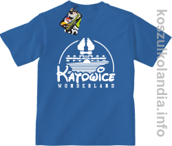 Katowice Wonderland - koszulka dziecięca - niebieska