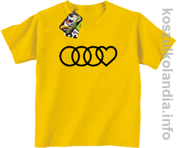 Audi LOVE żółty