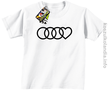 Audi LOVE biały