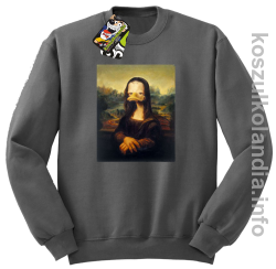 MonaLisa Mother Ducker - Bluza męska standard szara 