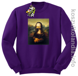 MonaLisa Mother Ducker - Bluza męska standard fioletowa 