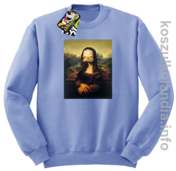 MonaLisa Mother Ducker - Bluza męska standard błękitna 