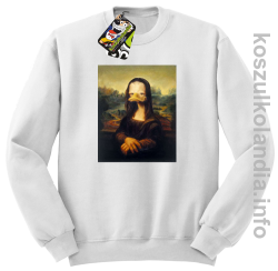 MonaLisa Mother Ducker - Bluza męska standard biała 