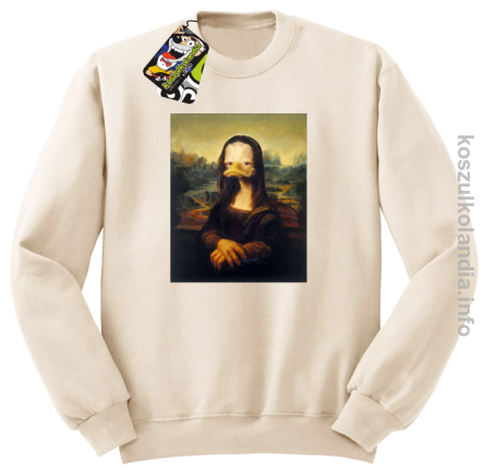 MonaLisa Mother Ducker - Bluza męska standard beżowa 