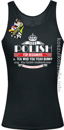 Polish for begginers Teas Who You Yeah Bunny - Top damski 