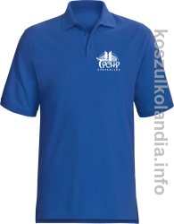 TYCHY Wonderland - Koszulka POLO męska - niebieska