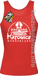 Katowice Wonderland - top damski - czerwony