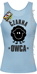 Czarna owca - Black Sheep - top damski - błękitny