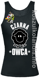 Czarna owca - Black Sheep - top damski - czarny