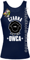 Czarna owca - Black Sheep - top damski - granatowy