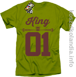 KING 01 Sport Style Valentine - koszulki męskie - kiwi