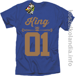 KING 01 Sport Style Valentine - koszulki męskie - niebieski
