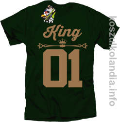 KING 01 Sport Style Valentine - koszulki męskie - butelkowy