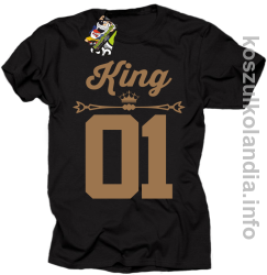 KING 01 Sport Style Valentine - koszulki męskie - czarny