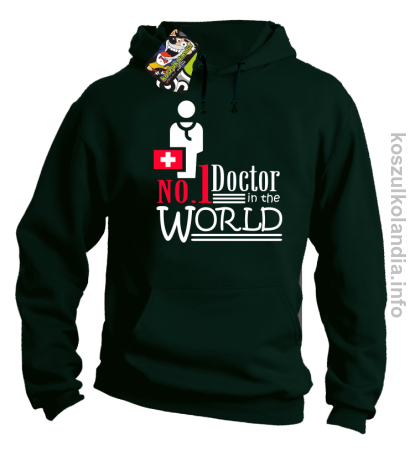 No.1 Doctor in the world - bluza z kapturem