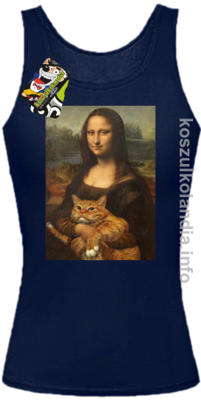 Mona Lisa z kotem - Top damski