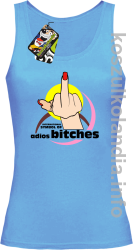 International Symbol of Adios Bitches - Top damski błękit 
