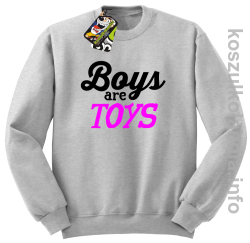 Boys are Toys - Bluza męska standard bez kaptura melanż 