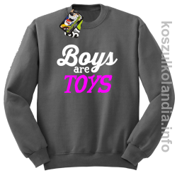 Boys are Toys - Bluza męska standard bez kaptura szara 