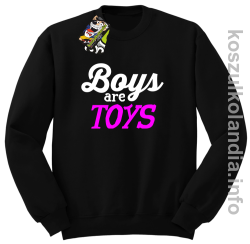 Boys are Toys - Bluza męska standard bez kaptura czarna 