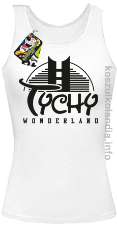 TYCHY Wonderland - TOP damski - biały