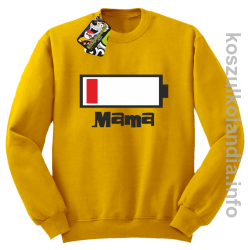 MAMA Bateria do ładowania - Bluza bez kaptura - żółty
