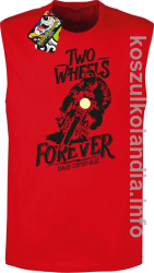 Two Wheels Forever Lubię zapierdalać - Bezrękawnik męski czerwony 