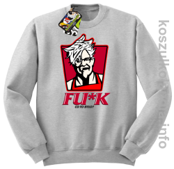 Fuck Co to było ala KFC Parody - bluza męska STANDARD bez kaptura 6