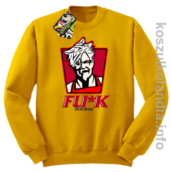 Fuck Co to było ala KFC Parody - bluza męska STANDARD bez kaptura 12