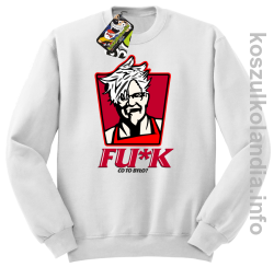 Fuck Co to było ala KFC Parody - bluza męska STANDARD bez kaptura 2